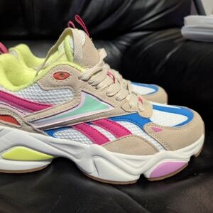 Reebok Women's Athletic Shoes - Pink, Blue, White